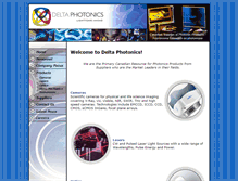 Tablet Screenshot of deltaphotonics.com